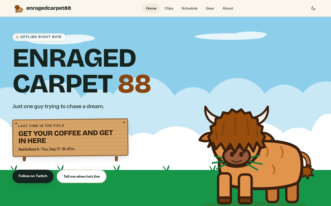 Enragedcarpet88 — Nathanael Jones